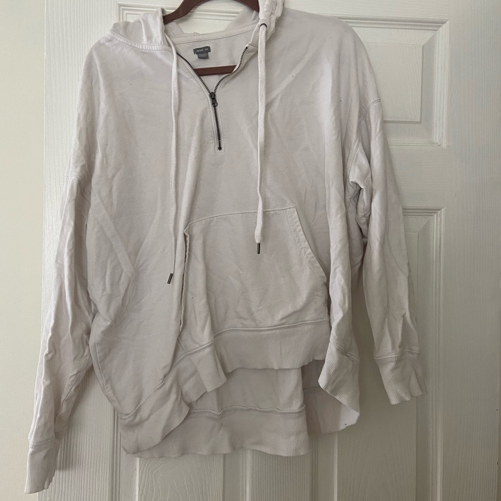 Aerie white cropped sweatshirt